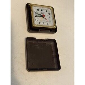 VTG COSMO TIME Travel Clock, Glow in Dark Face Features, Plastic Case, ( Read )